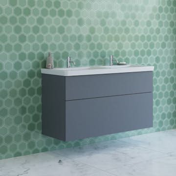 Tvättställsskåp Dansani Luna Larghetto Dubbel