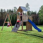 Lekborg Jabo Stor Klätterställning Inkl Gunga & Rutschkana