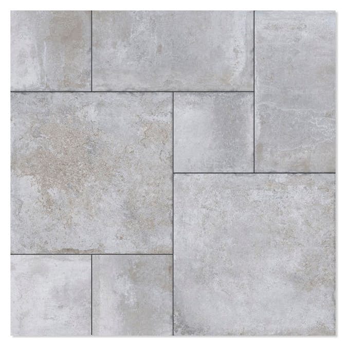 Klinker Adobe Hill Ceramic Silver 100x100 cm Matt