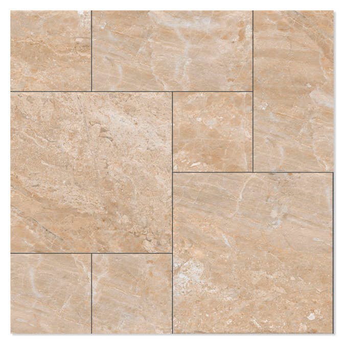 Klinker Hill Ceramic Montoso Mörk Beige Modular 100x100 cm