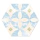 Klinker Hill Ceramic Heritage Hex 25 (KLC4378) 25x22 cm