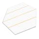 Hexagon Hill Ceramic Klinker Porto Hex 25 Gul Linje2 25x22 cm