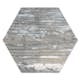 Träklinker Suomi Grey Hex 25 Hill Ceramic Grå 25x22 cm Matt