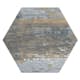Träklinker Suomi Grey Hex 25 Hill Ceramic Grå 25x22 cm Matt
