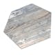 Träklinker Suomi Grey Hex 25 Hill Ceramic Grå 25x22 cm Matt