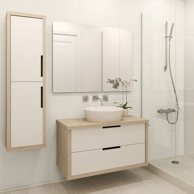 Klinker Arredo Quartz Bone Beige Mosaic 2x30 cm