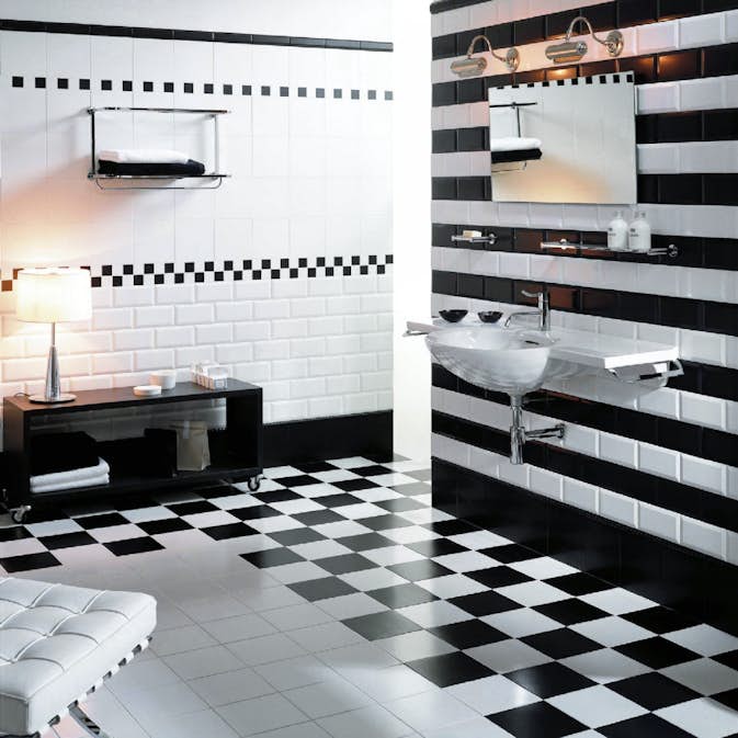 Klinker Lhådös Chess Svart 20x20 cm