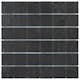 Klinkermosaik Arredo Ardesia Svart 4,8x4,8 cm