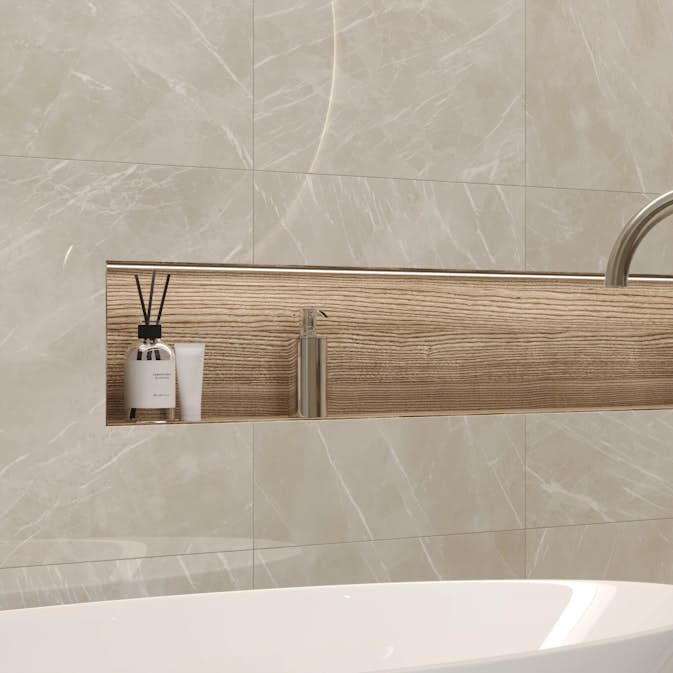 Klinker Hill Ceramic Soapstone Premium Beige Polerad 60x120 cm