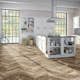 Träklinker Hill Ceramic Diamond Beige Vänster 70x40 cm
