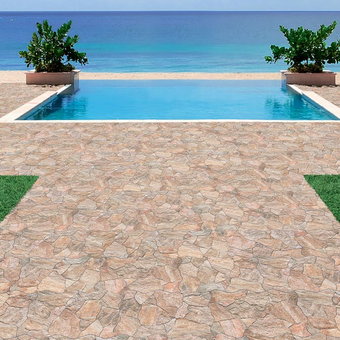 Klinker Deva Hill Ceramic Beige 44x60 cm Matt