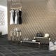 Klinker Hill Ceramic Diamond Guld 40x70 cm