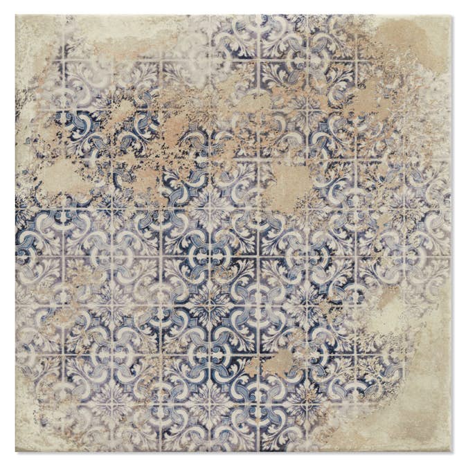 Klinker Hill Ceramic Antigua Blå/Beige 33x33 cm