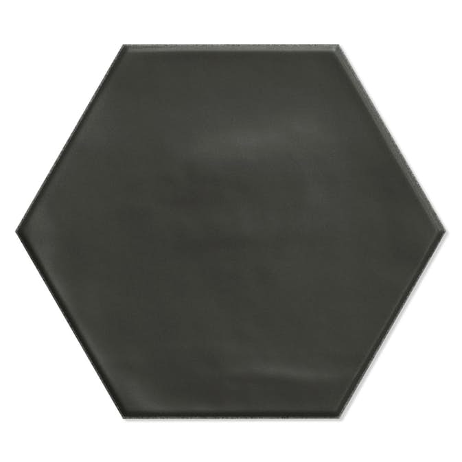 Klinker Hill Ceramic Hexagon Trinidad Svart Matt 15x17 cm