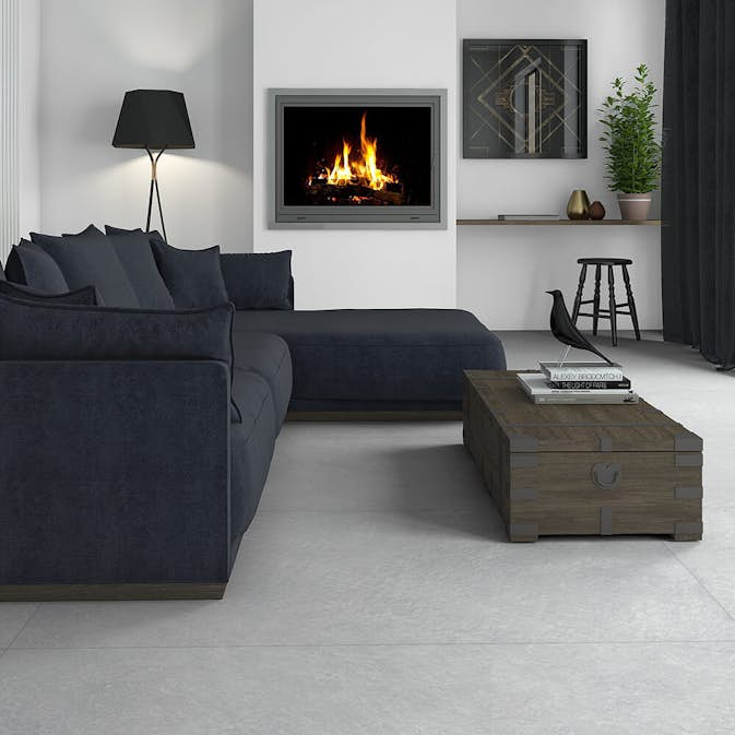 Klinker Hill Ceramic Slate Rock Ljusgrå 60x120 cm