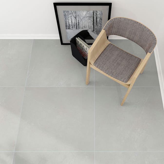 Marmor Klinker Hill Ceramic Marble Art Grå Matt 74x74 cm