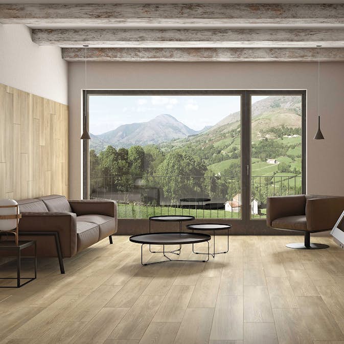 Träklinker Hill Ceramic Arkwood Brun Matt 23x120 cm