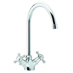 Köksblandare Damixa Tradition 37005 Tvågreppsblandare Krom med Svängbar Pip