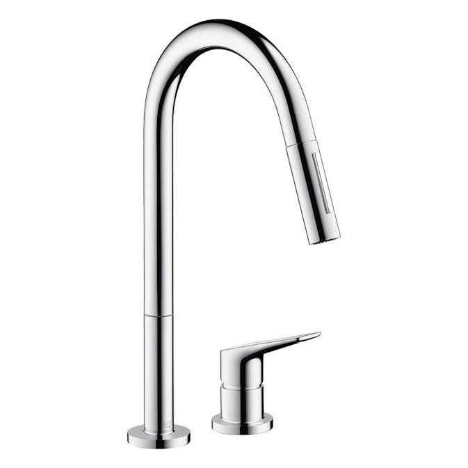 Köksblandare Axor Citterio M 2-håls med Utdragbar Pip