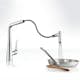 Köksblandare Hansgrohe Metris med Utdragbar Pip Stål