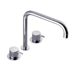 Köksblandare Vola KV4 Tvågreppsblandare Krom med Svängbar Pip