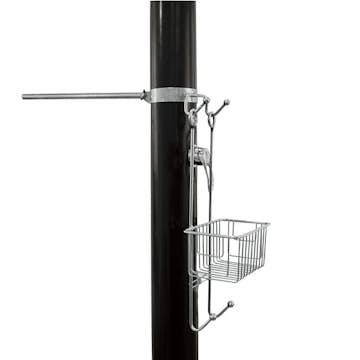 Kombifäste Demerx Tillbehör till Utedusch Sunny 40 med Handduksstång