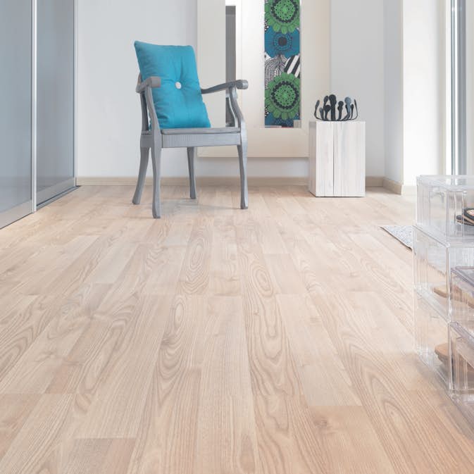 Laminatgolv BerryAlloc Original White Oak 2-Stav, Ljudabsorberande med Ekimitation