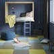 Linoleumgolv Forbo Marmoleum Click Eternity Grå 30x30cm med Klicksystem
