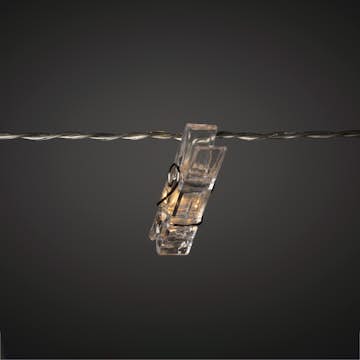 Ljusslinga Gnosjö Konstsmide Fotoklämmor LED