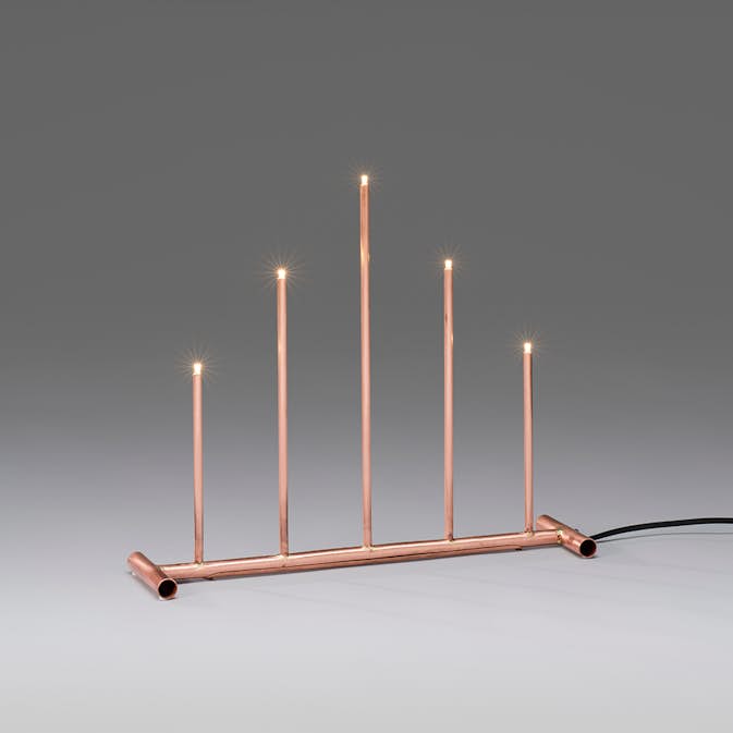 Adventsljusstake Gnosjö Konstsmide 5L Rör