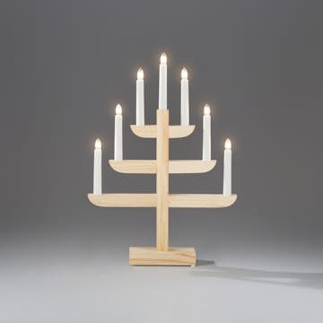 Adventsljusstake Gnosjö Konstsmide 7L på Fot H46