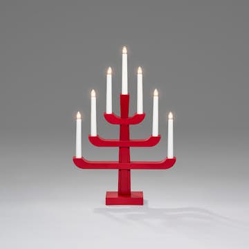 Adventsljusstake Gnosjö Konstsmide 7L på Fot H50