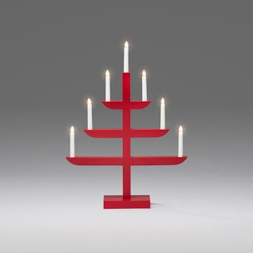 Adventsljusstake Gnosjö Konstsmide 7L på Fot H65