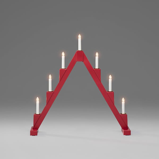 Adventsljusstake Gnosjö Konstsmide 7L Vikbar
