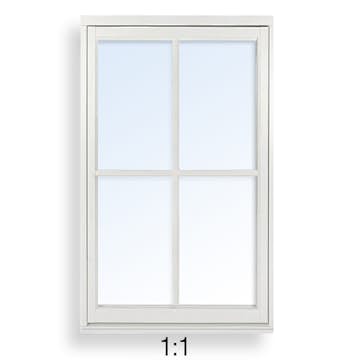 Lösa Spröjs Till 3-glas Vitmålat