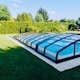 Pooltak Nordenspa Lowline 3,50 x 6,47 Klarplast