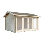 Friggebod Luoman Lillevilla 342 11,7 m² Byggsats Förråd i Trä med Sadeltak