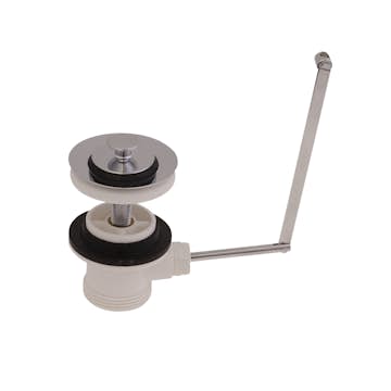 Lyftventil FM Mattsson Krom med Bräddavlopp