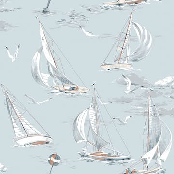 Boråstapeter Marstrand II Sailboats 8854