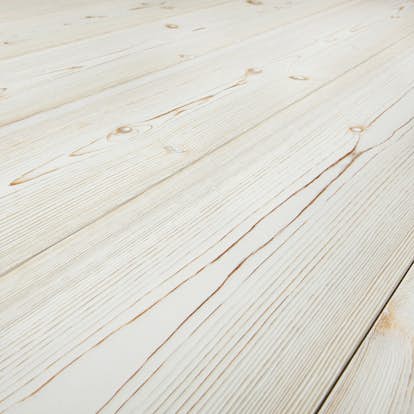 Massivt Trägolv Baseco Antik Vit Furu