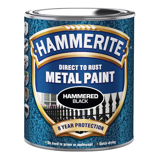 Rostskyddsfärg Hammerite Hammarlack Svart 750ml