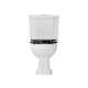 Toalettstol Miller Badrum Classic inkl. Cistern