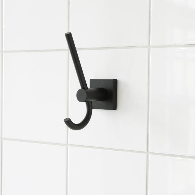 Handdukskrok Miller Badrum Atlanta Mattsvart