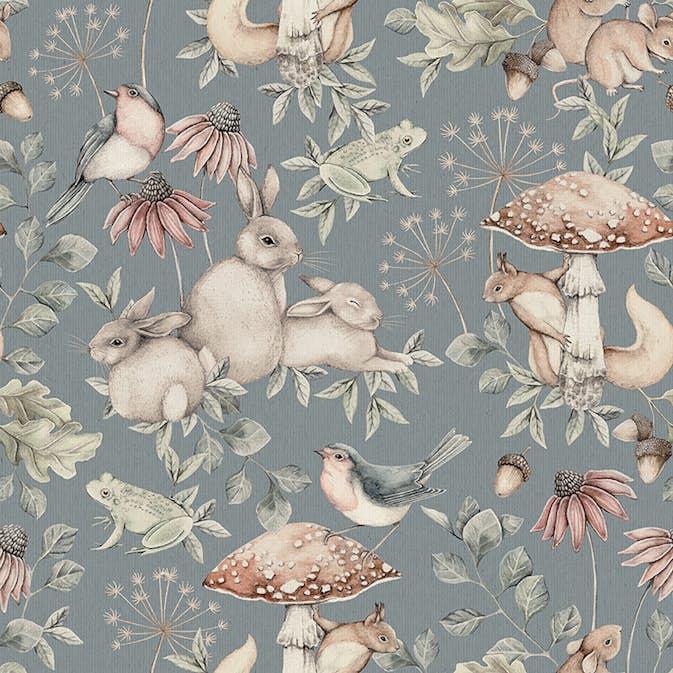Barntapet Boråstapeter Newbie Wallpaper Minou - 7482