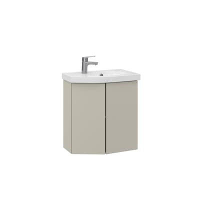 Tvättställsskåp Temal Mondo med Tvättställ och 2 Luckor