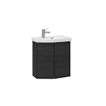 Tvättställsskåp Temal Mondo med Tvättställ och 2 Luckor