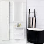 Möbelpaket Noro Day med Deco Spegel Matt Vit