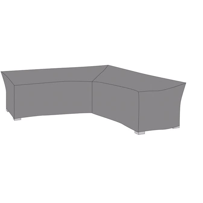 Möbelskydd Hillerstorp Lundamo, Överdrag till Hörnsoffa i Svart PU-Behandlad Polyester