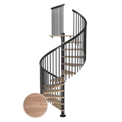 Spiraltrappa Dolle Montréal Ek Vit Oljad Classic 5