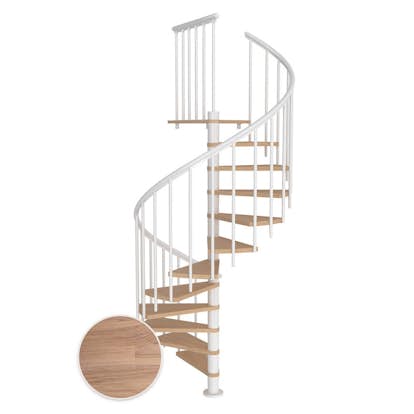 Spiraltrappa Dolle Montréal Ek Vit Oljad Classic 3